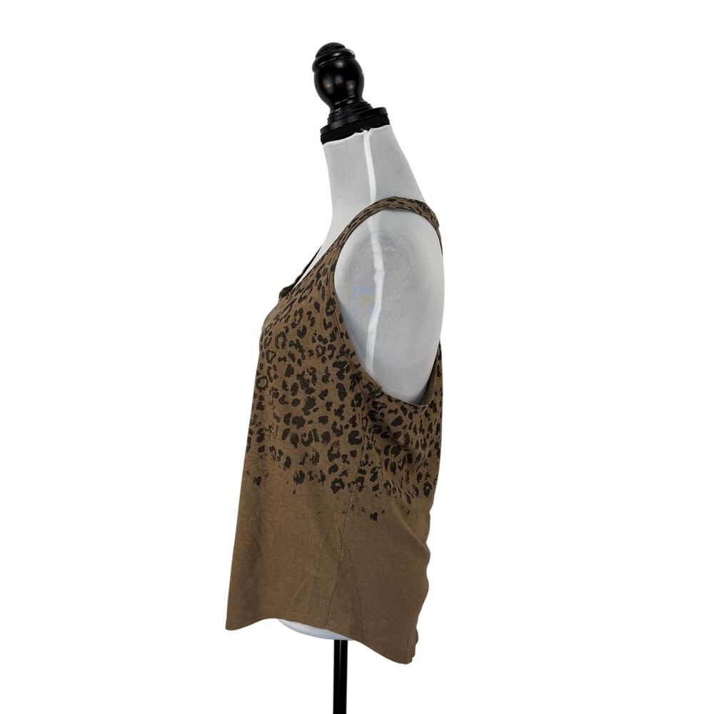 Converse One Star Racerback Animal Print Tank Top - Women's Size L - Picture 2 of 6